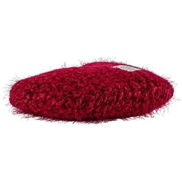 Comforting DEMDACO Giving Heart Pillow in Cranberry Red