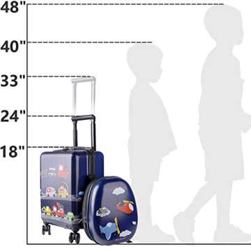 iPlay, iLearn Kids Luggage Set Perfect for Travel