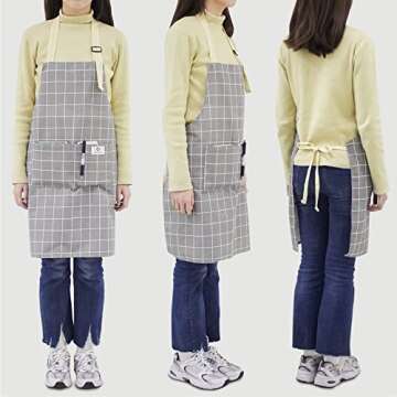 NLUS Waterproof Cooking Aprons - Adjustable & Stylish for Everyone