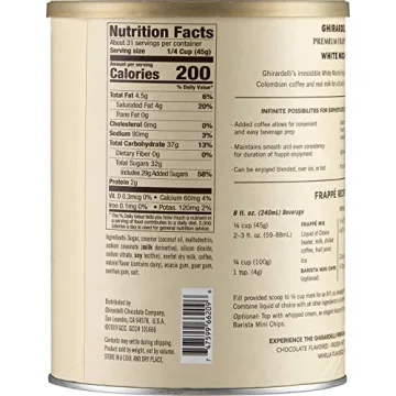 Ghirardelli White Mocha Frappe Premium 3.12 Pound