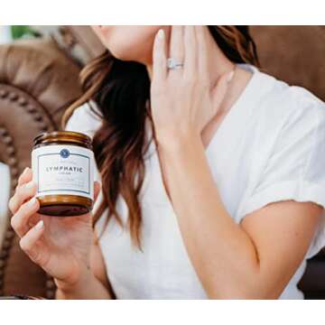 Rowe Casa Organics, Lymphatic Cream, Stimulates Lymph Fluid Drainage (9 FL Oz.)