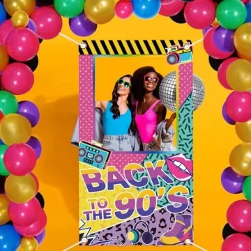 Back to The 90s Photo Booth Props for Epic Celebrations
