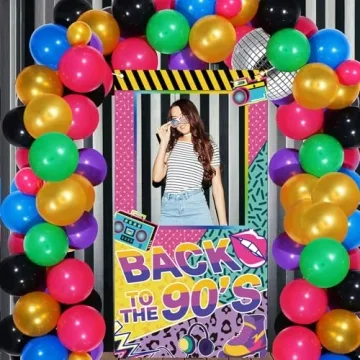 Back to The 90s Photo Booth Props for Epic Celebrations