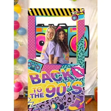 Back to The 90s Photo Booth Props for Epic Celebrations
