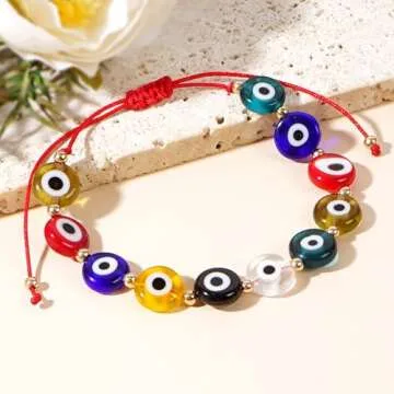 BXDA Handmade Evil Eye Bracelet for Colorful Style