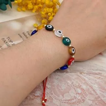 BXDA Handmade Evil Eye Bracelet for Colorful Style