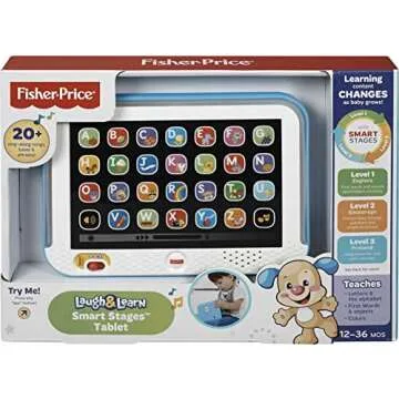 Fisher-Price Smart Stages Tablet for Toddlers with Lights