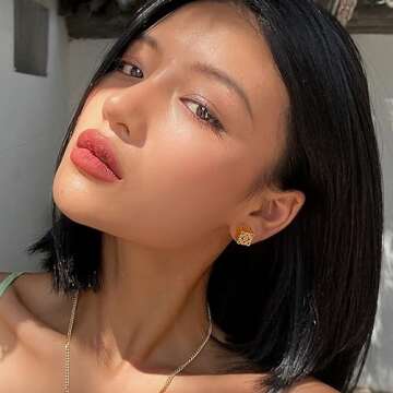 FOTN 18K Gold Retro French Earrings for Women - Luxury