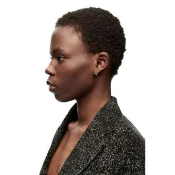 FOTN 18K Gold Retro French Earrings for Women - Luxury