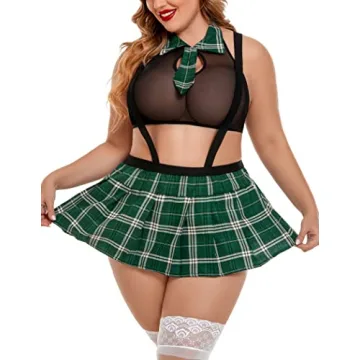 Avidlove Plus Size Schoolgirl Lingerie - Sexy and Stylish 22 Plus