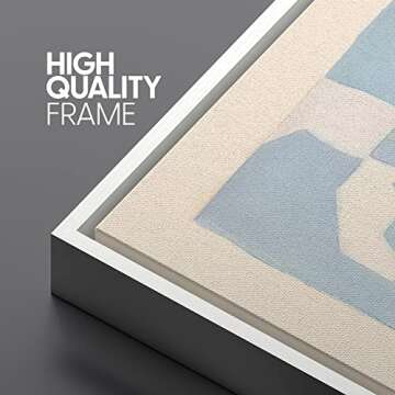 SIGNLEADER Poliakoff Blue Abstract Canvas Art Print