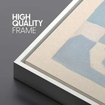 SIGNLEADER Poliakoff Blue Abstract Canvas Art Print