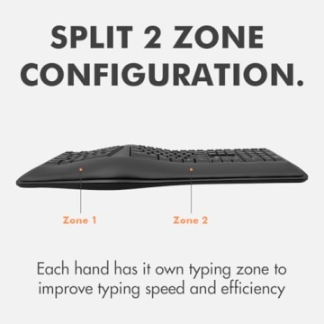 X9 Wireless Ergonomic Keyboard - Split Design for Comfort