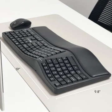 X9 Wireless Ergonomic Keyboard - Split Design for Comfort