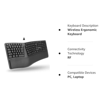 X9 Wireless Ergonomic Keyboard - Split Design for Comfort