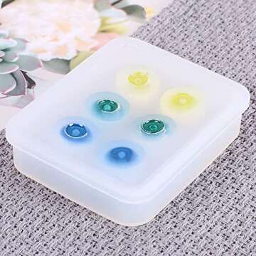 2pcs Sphere Bead Silicone Molds for Resin Crafting