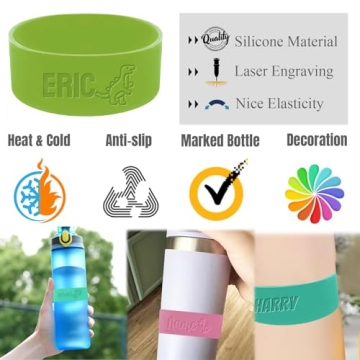 Custom Engraved Silicone Bottle Bands for Everyone