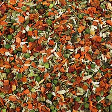 Harmony House Premium Vegetable Soup Mix - Dehydrated Vegetables for Cooking, Camping, Emergency Supply and More (9 oz, Quart Size Jar)