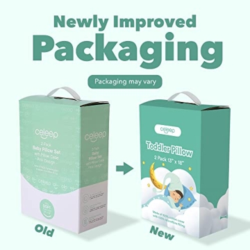 Celeep Toddler Pillows Set - Soft & Convenient for Kids
