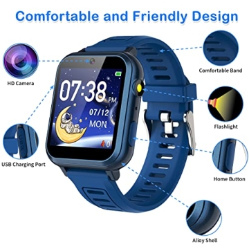 Kids Smart Watch with Games Music & Touchscreen