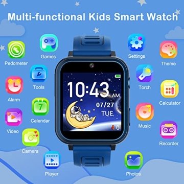 Kids Smart Watch with Games Music & Touchscreen