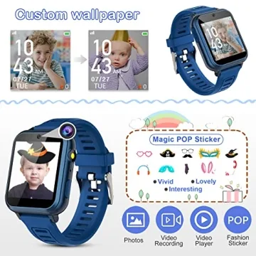 Kids Smart Watch with Games Music & Touchscreen
