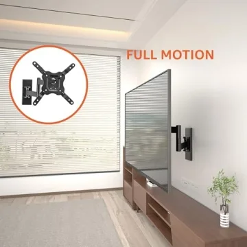 Full Motion TV Wall Mount for 12-40" TVs