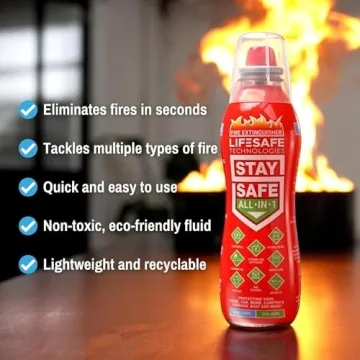 StaySafe All-in-1 Portable Fire Extinguisher - Eco-Friendly Safety