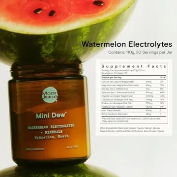Moon Juice Mini Dew Electrolytes Powder - Watermelon Flavor