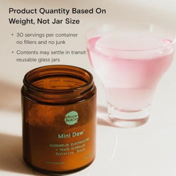 Moon Juice Mini Dew Electrolytes Powder - Watermelon Flavor