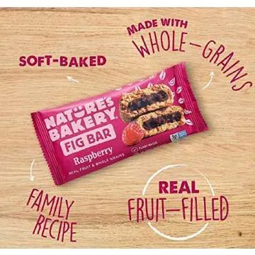 Nature’s Bakery Whole Wheat Fig Bars Vegan Raspberry Snack