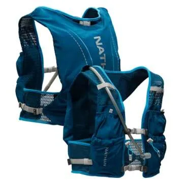 Nathan VaporAir Lite 4 Liter Vest & Hydration Pack with 2L Bladder, Front Water Bottle Pockets, Soft & Breathable Material for Comfort