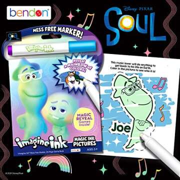 Mess Free Magic Ink Game Book | Disney Soul Adventure