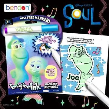Mess Free Magic Ink Game Book | Disney Soul Adventure