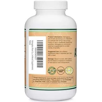 Double Wood Astragalus 500mg - Immune Boosting Supplement
