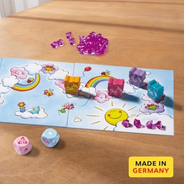 HABA Unicorn Glitterluck Cloud Crystals Board Game for Kids
