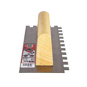 Rubi 74947 Steel Notched Trowel