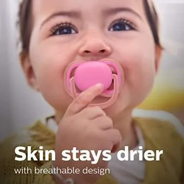 Philips AVENT Ultra Air Pacifier Set - Comfort & Style in Pink/Peach