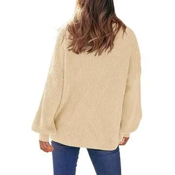 PRETTYGARDEN Women's Fashion Sweater Long Sleeve Casual Ribbed Knit Winter Pullover Chunky Fall Swea...