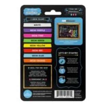 VersaChalk Liquid Chalk Markers for Blackboards - 8 Pack, 3mm Fine Tip | Neon Colors - Erasable & Wa...