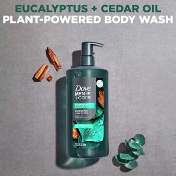 Dove Men Care Eucalyptus Cedar Oil Body Wash 26 oz