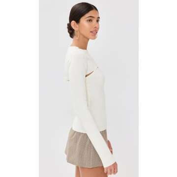 Lioness Women's Three Long Sleeve Top Set - Ivory