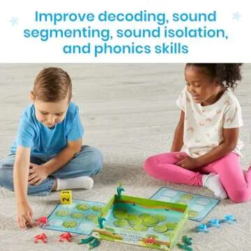 hand2mind Lily Pad Letter Hop, CVC Word Games, Sight Word Games, Fine Motor Skills Toys, Spelling Games, Word Making Games, Educational Board Games, Family Game Night, Kindergarten Learning Activities