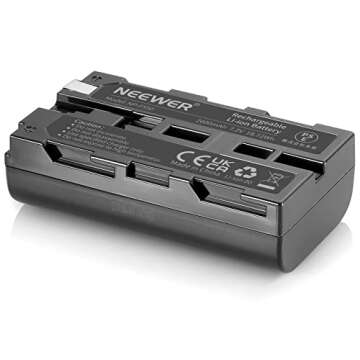 Neewer 7.2V Rechargeable Battery for Sony NP-F550/570/530