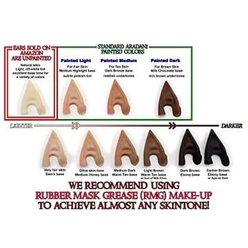 Anime Elf Ears - Unpainted Latex Costume Accessory