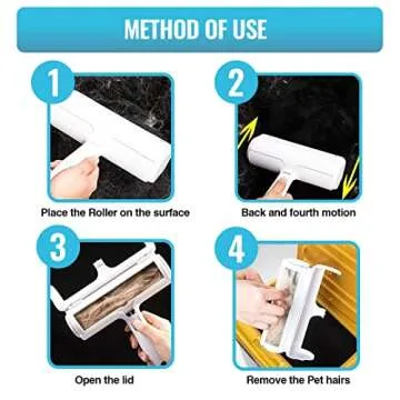 The Roh Pet Hair Remover - Reusable Lint Roller for Pets