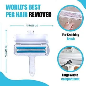 The Roh Pet Hair Remover - Reusable Lint Roller for Pets