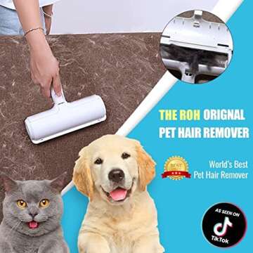 The Roh Pet Hair Remover - Reusable Lint Roller for Pets