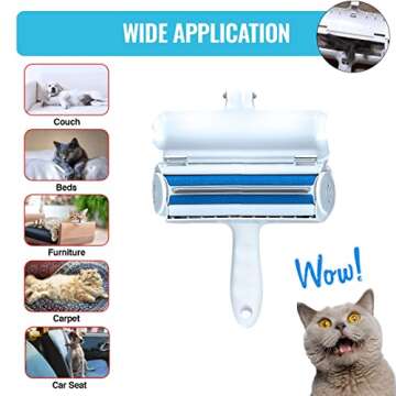 The Roh Pet Hair Remover - Reusable Lint Roller for Pets