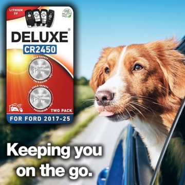Ford Lincoln Key Fob Batteries - 2-Pack Replacement